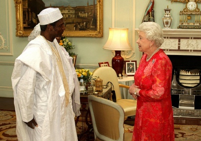 President Umaru Musa Yar'Adua And Queen Elizabeth of England